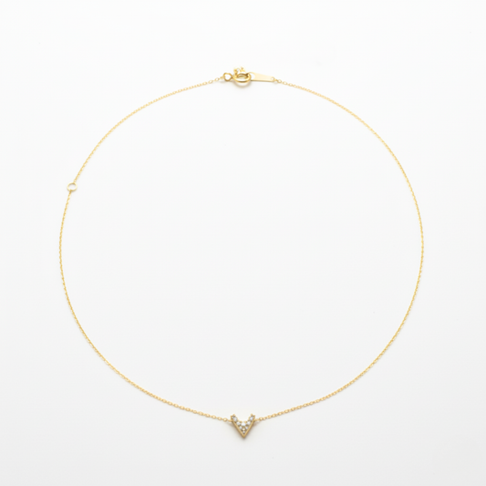 Vラインネックレス