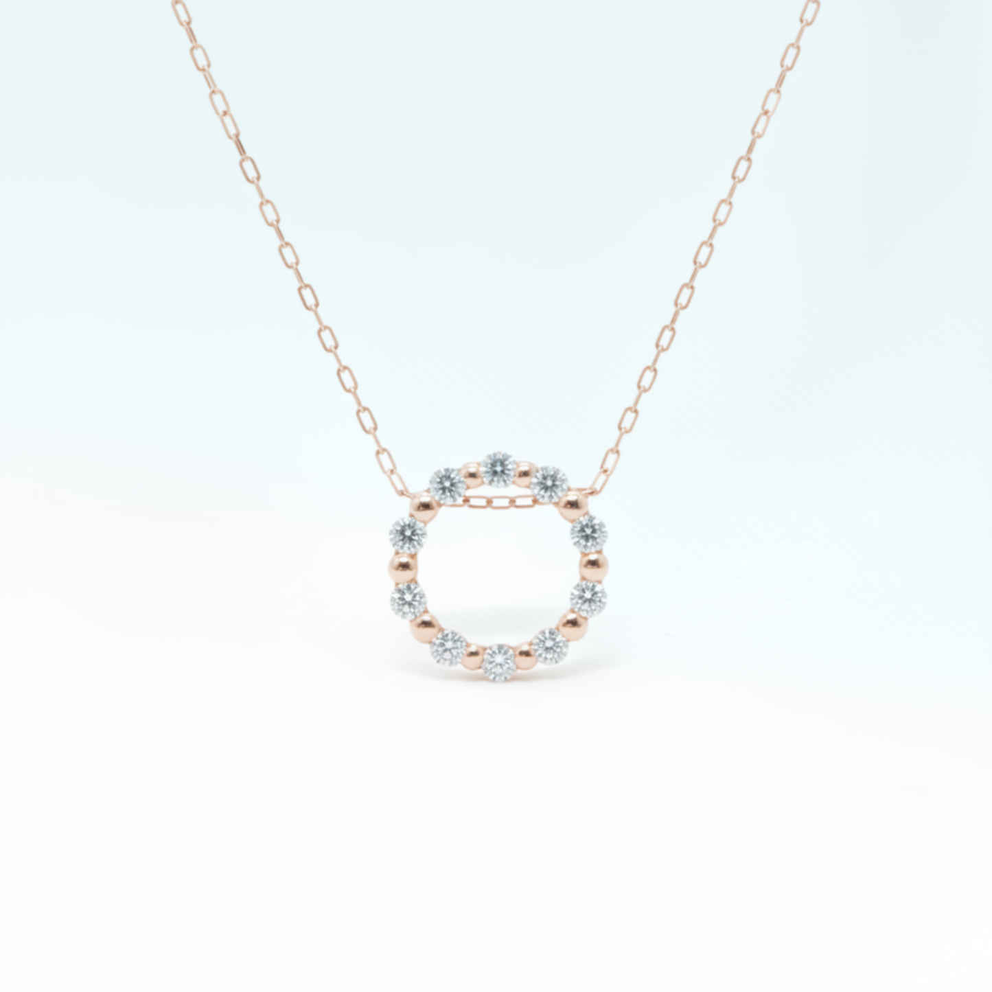 ラウンドラインネックレス