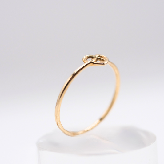 ハートノットリング