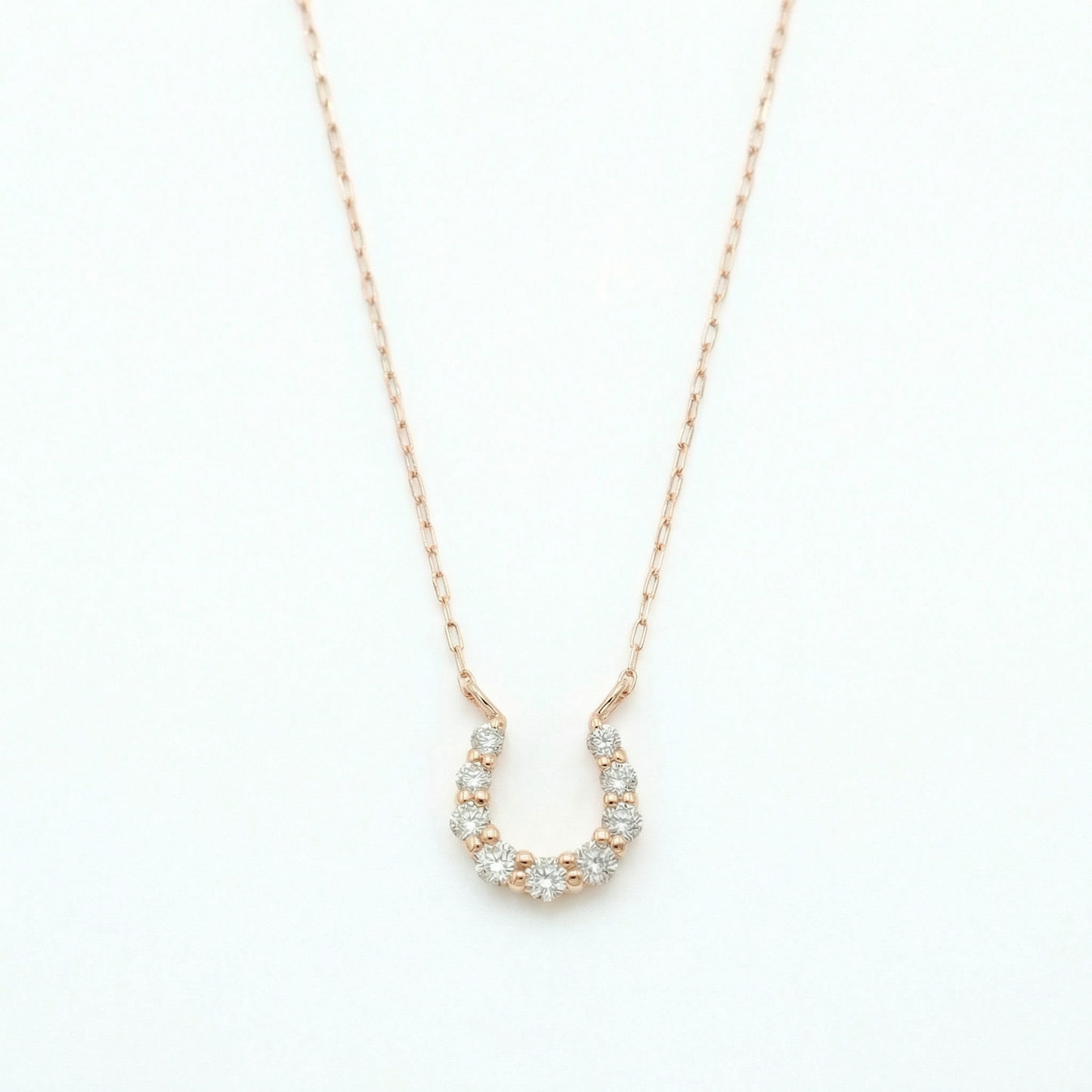 ホースシューラインネックレス|K18 ネックレス