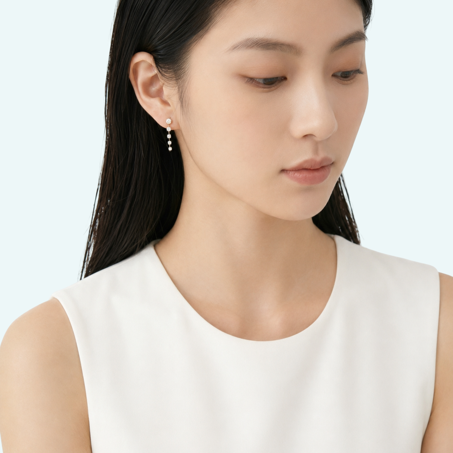 セレスライン ピアス｜K18 YG / WG ピアス