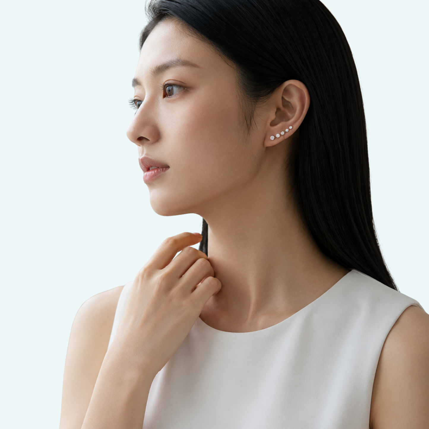セレスライン ピアス｜K18 YG / WG ピアス