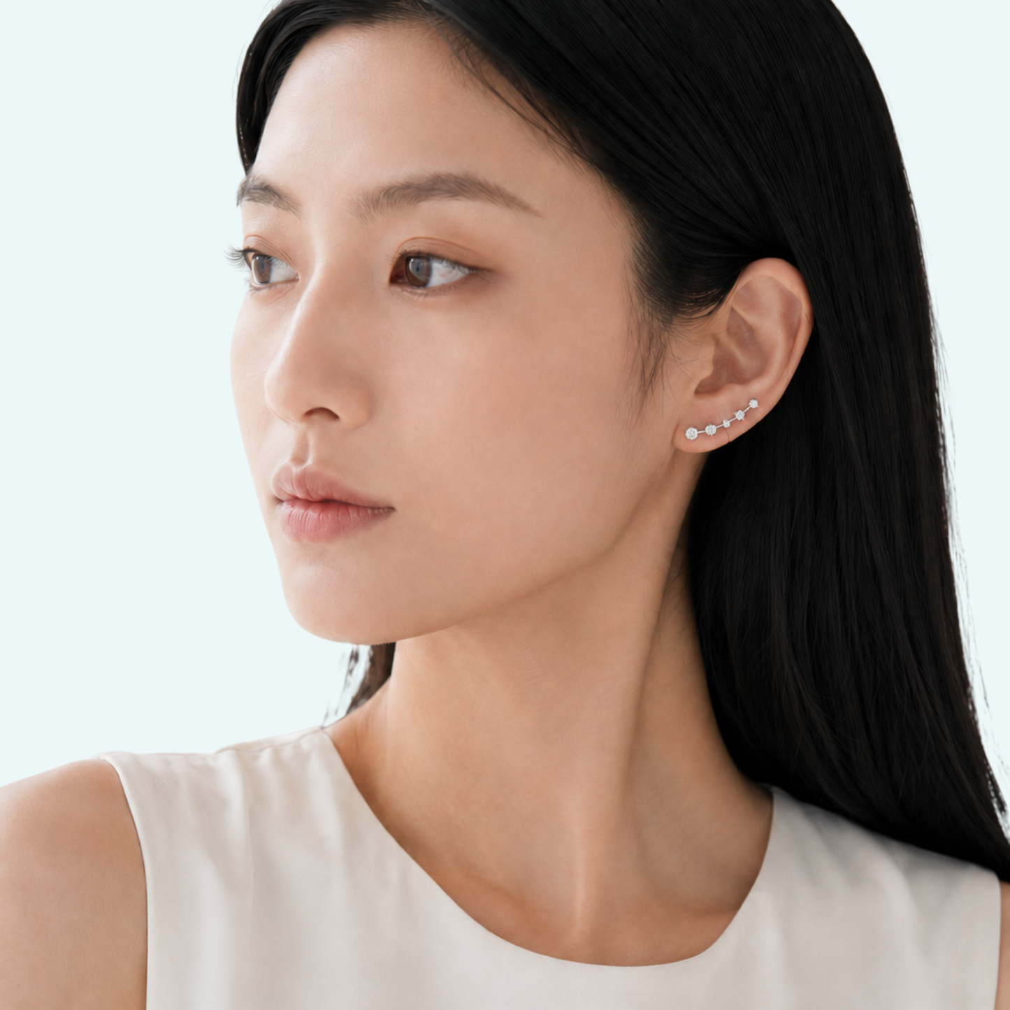 セレスライン ピアス｜K18 YG / WG ピアス