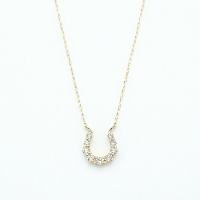ホースシューラインネックレス｜K18 ネックレス