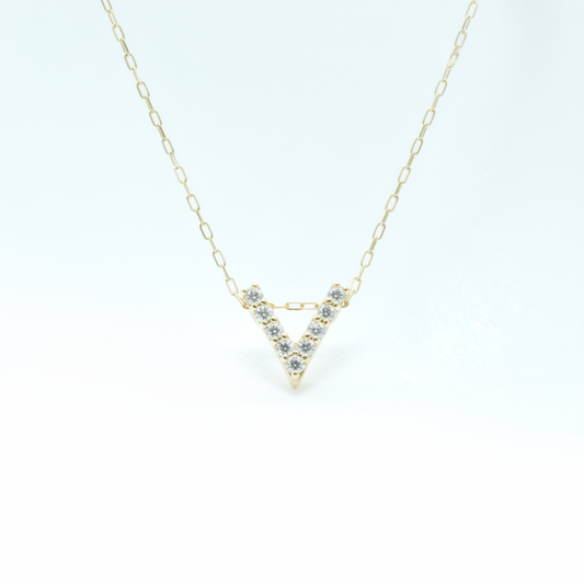 Vラインネックレス