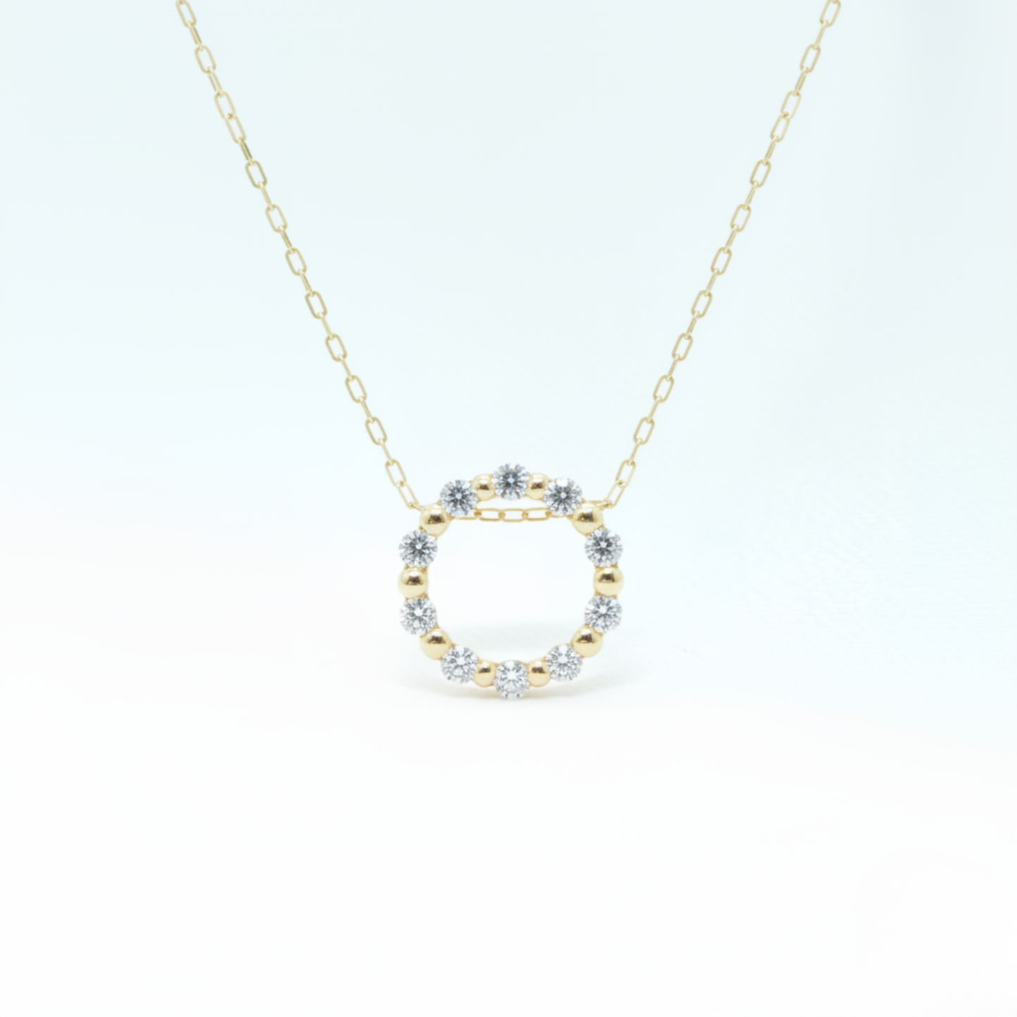 ラウンドラインネックレス