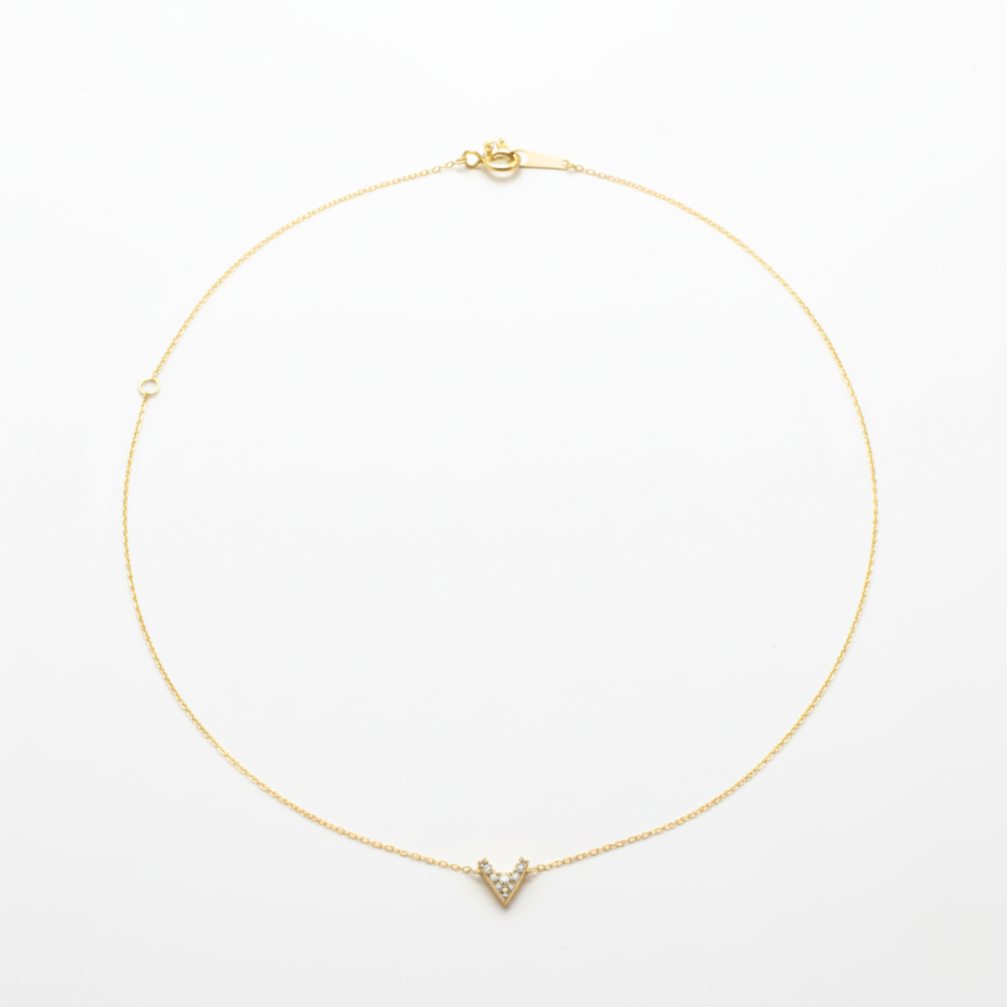 Vラインネックレス