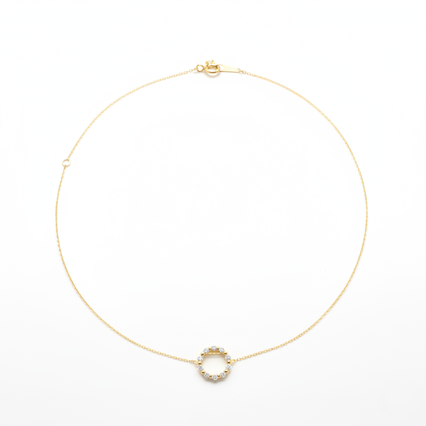 ラウンドラインネックレス