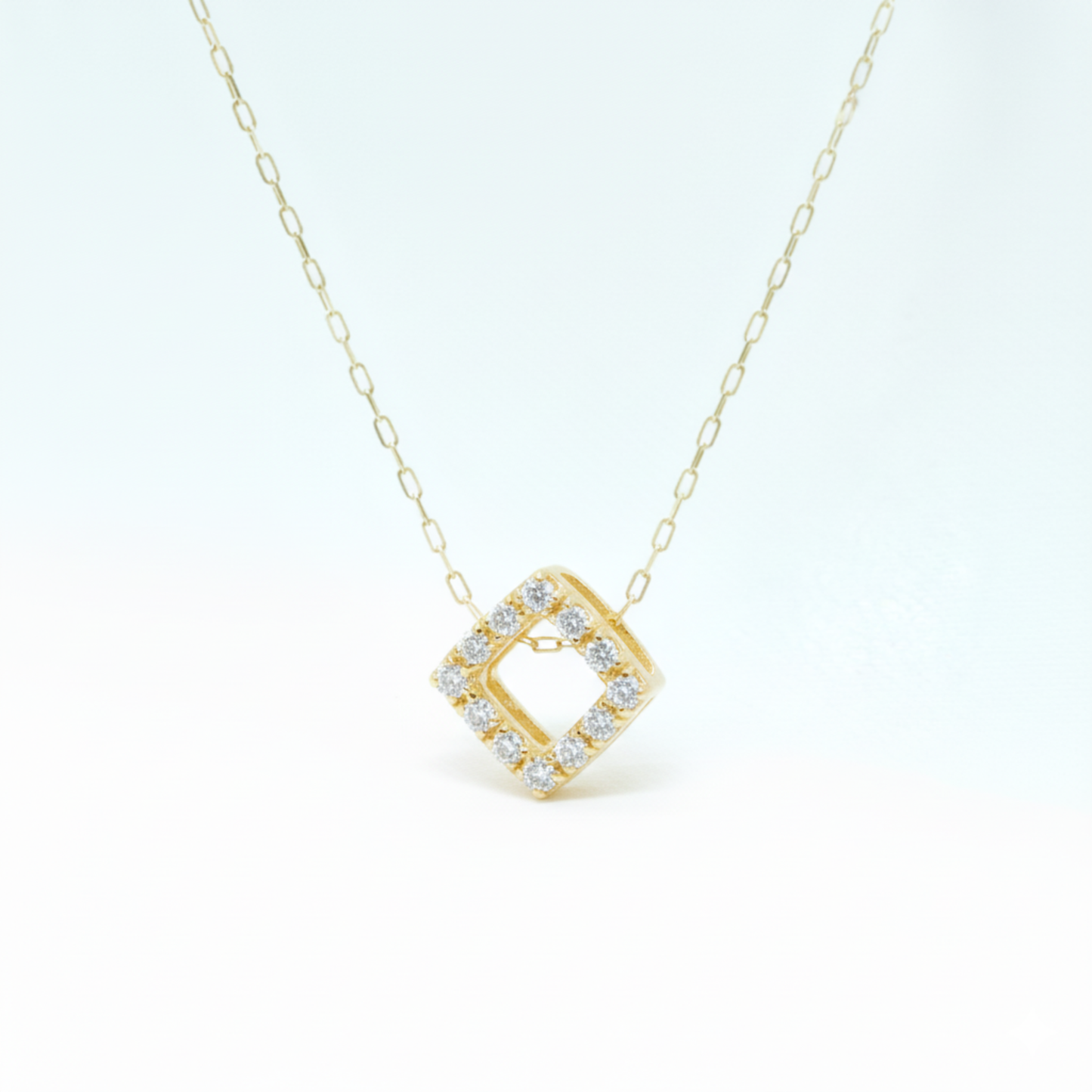 ダイヤラインネックレス