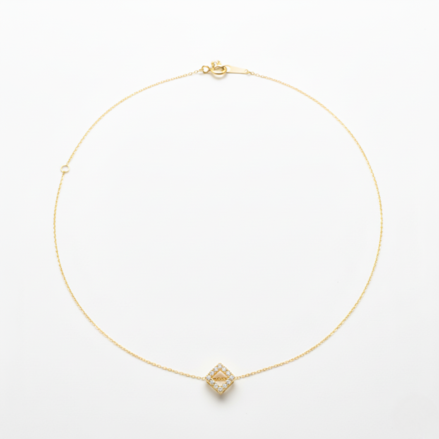 ダイヤラインネックレス