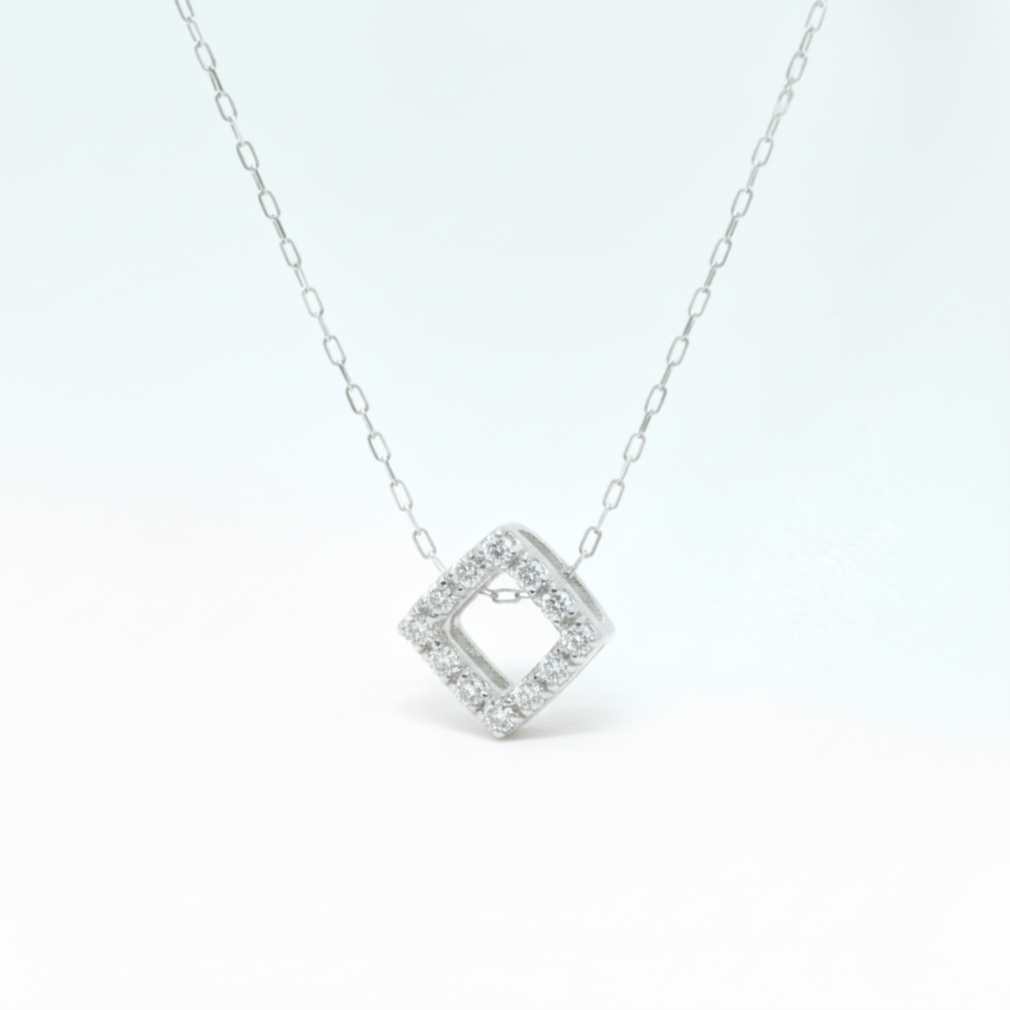 ダイヤラインネックレス