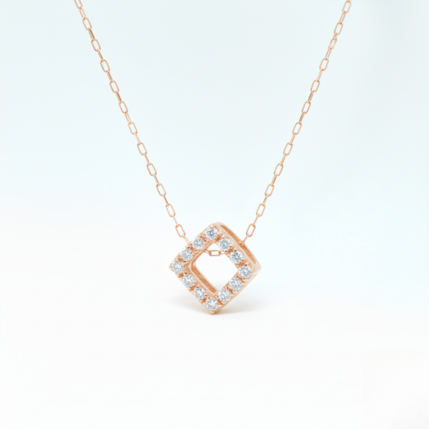 ダイヤラインネックレス