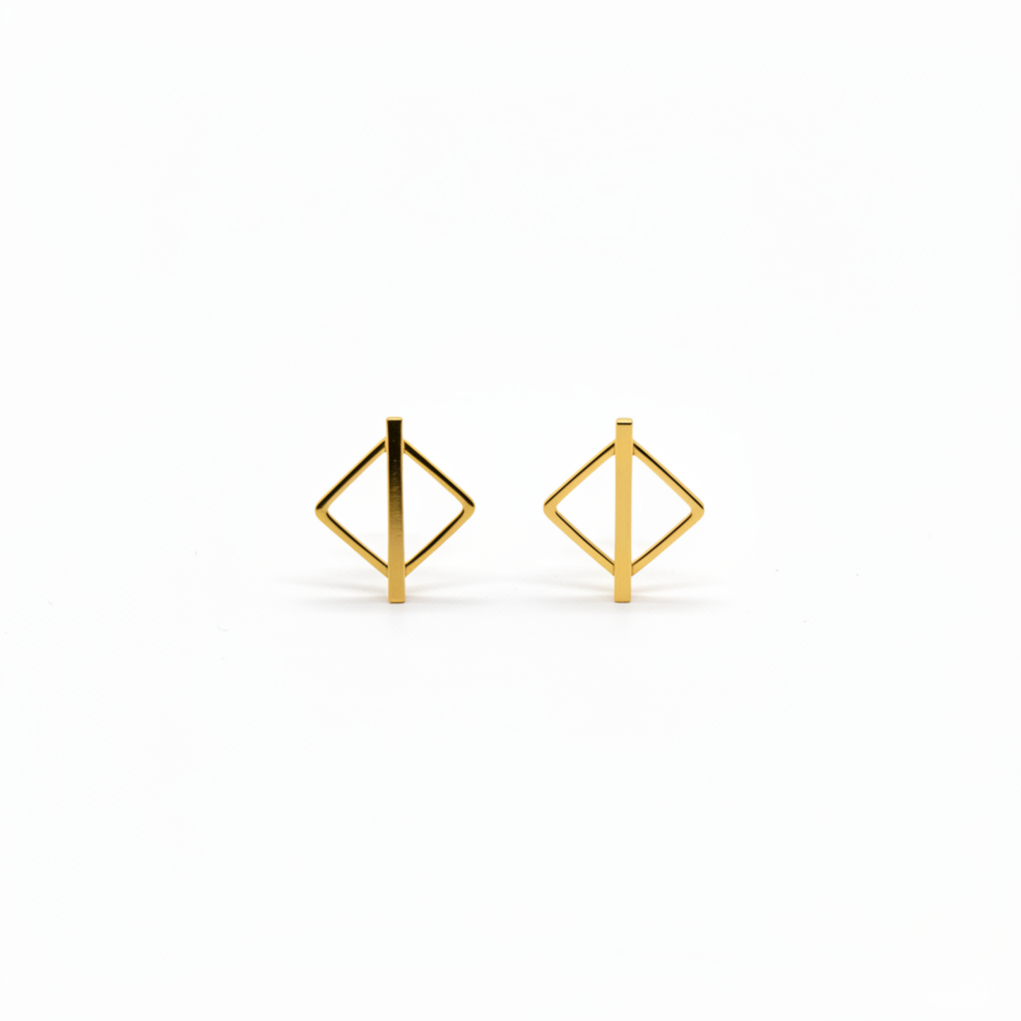 ジオメトリックライン ピアス