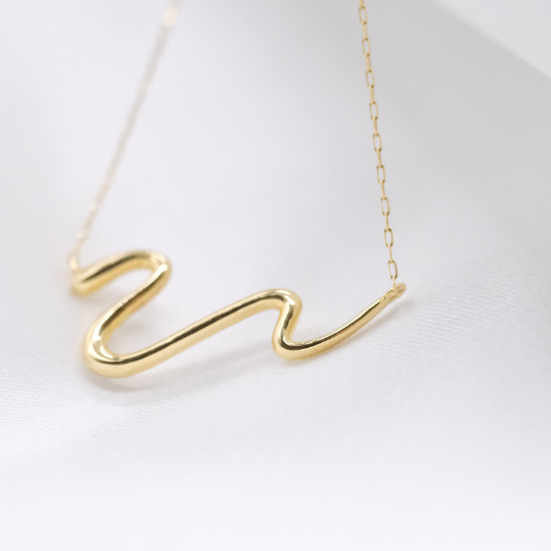 フローラインネックレス｜K18 ネックレス